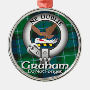 Graham Clan Metal Ornament