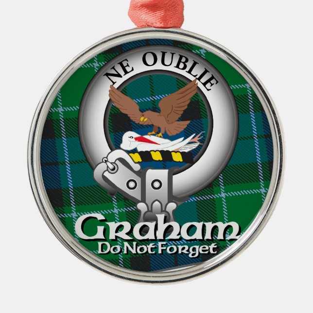 Graham Clan Metal Ornament (Front)