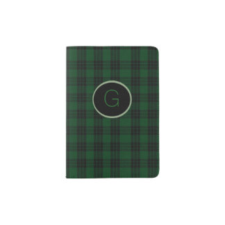 Graham Clan Plaid Personalized Passport Holder