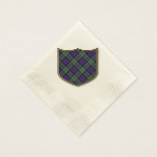 Graham clan Plaid Scottish tartan Napkins