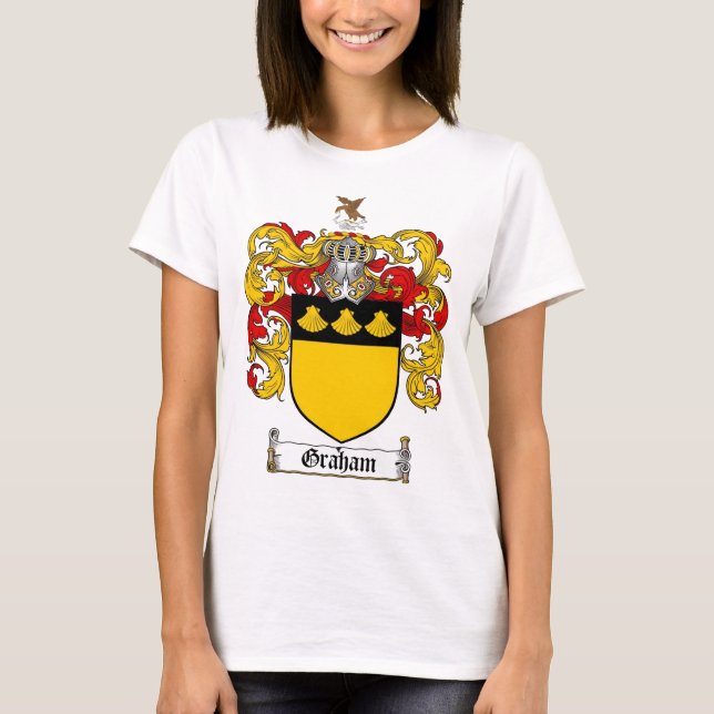GRAHAM FAMILY CREST -  GRAHAM COAT OF ARMS T-Shirt (Front)