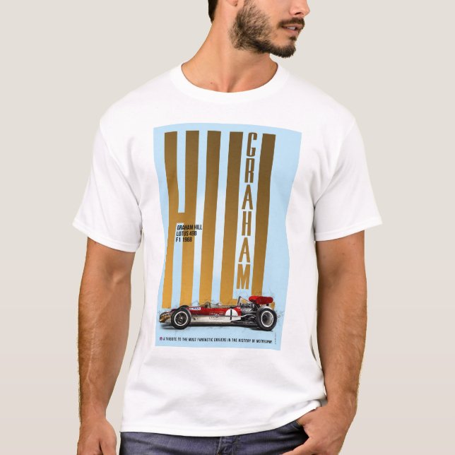Graham Hill Tribute T-Shirt (Front)