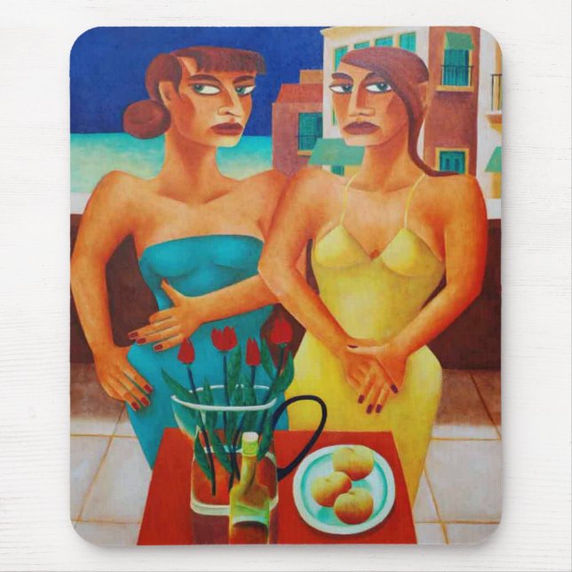 Graham knuttel art mouse pad (Front)