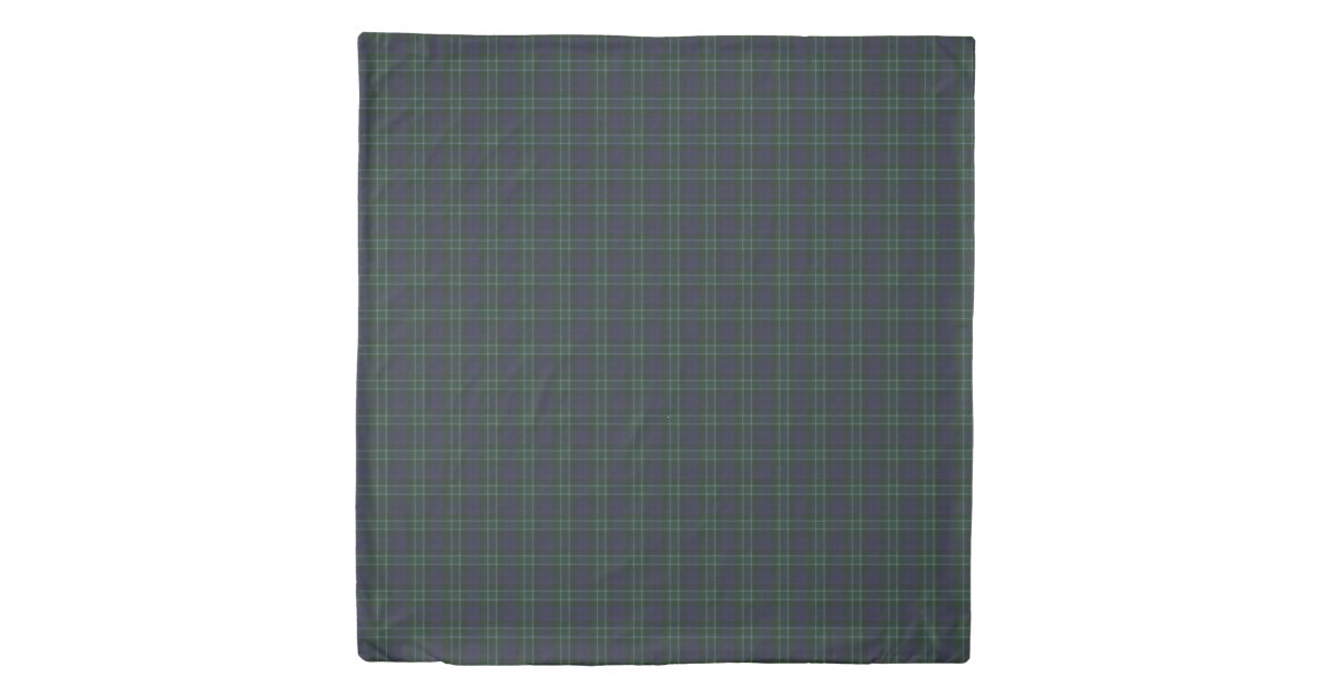 Graham of Menteith Modern Tartan Crest Bedding Set - Golden Thistle Style