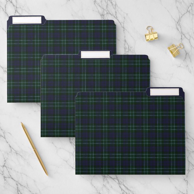 Graham Menteith Modern Tartan File Folder (Set)