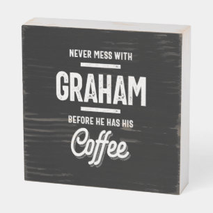Graham Personalized Name Birthday Gift Wooden Box Sign