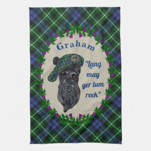 Graham Scottie Dog Kitchen Towel