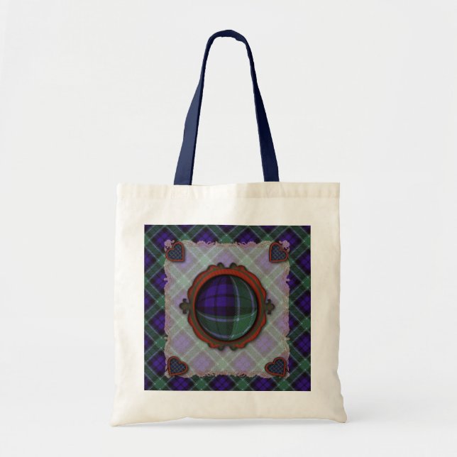 Graham Scottish clan tartan - Plaid Tote Bag (Front)