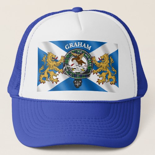 Graham Tartan Clan Badge Scottish Trucker Hat