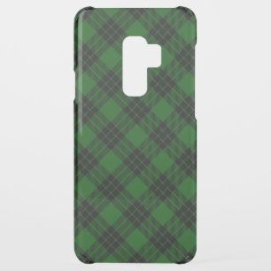 Graham tartan green black plaid uncommon samsung galaxy s9 plus case