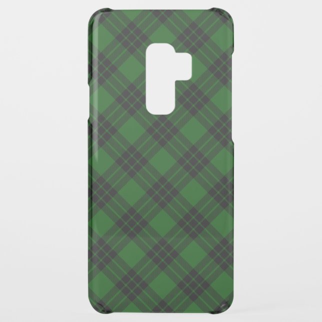 Graham tartan green black plaid uncommon samsung galaxy case (Back)