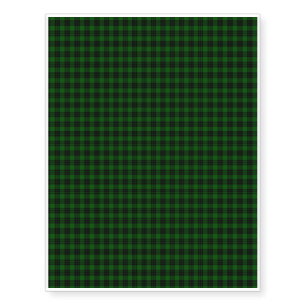 Graham Tartan Temporary Tattoos