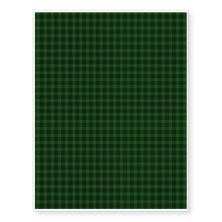 Graham Tartan Temporary Tattoos
