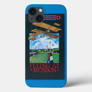 Grahame-White And Plane over Aerodrome Poster iPhone 13 Case
