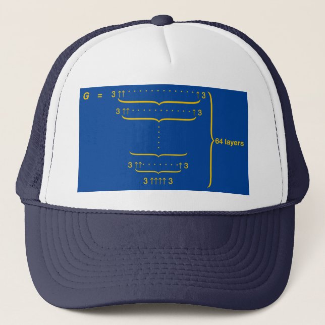 "GRAHAM'S NUMBER" TRUCKER HAT (Front)