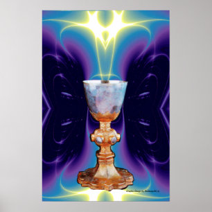 GRAIL / CHALICE OF HOLY MASS POSTER