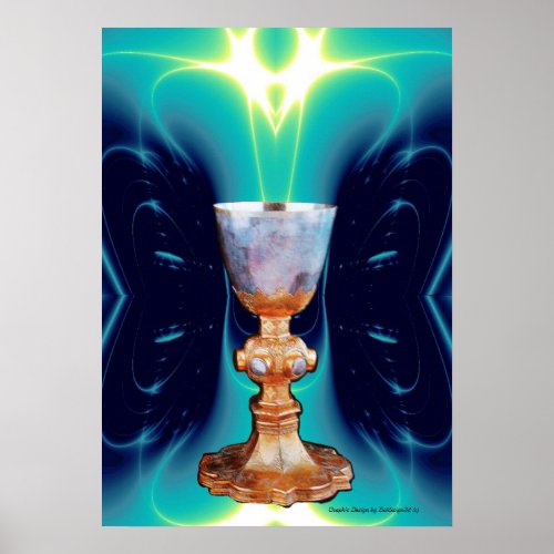 GRAIL  CHALICE OF HOLY MASS POSTER