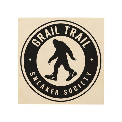 Grail Trail Sneaker Society Wood Wall Art