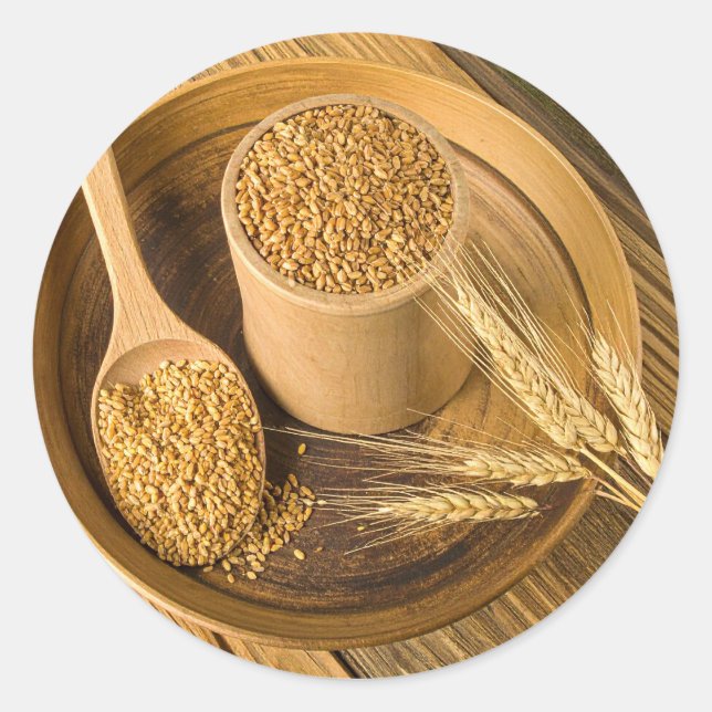 Grain Classic Round Sticker (Front)