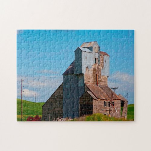 Grain Elevator Idaho Jigsaw Puzzle