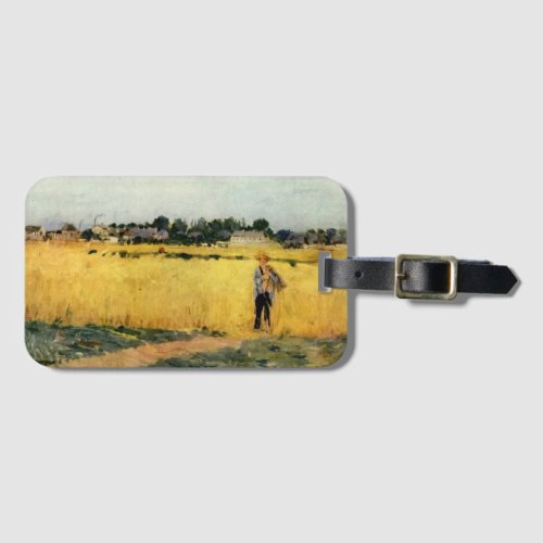 Grain Field by Berthe Morisot Luggage Tag