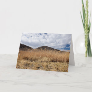 Grain in the Desert, Blank Inside Card