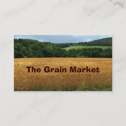 Grain Market Business Card Templates