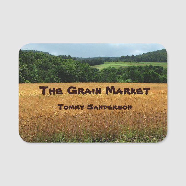 Grain Market Emporium Name Tag