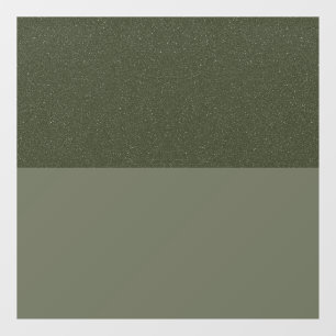 Grain & Matte Moss Green Window Cling – Customize