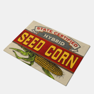 Grain sack corn feed doormat