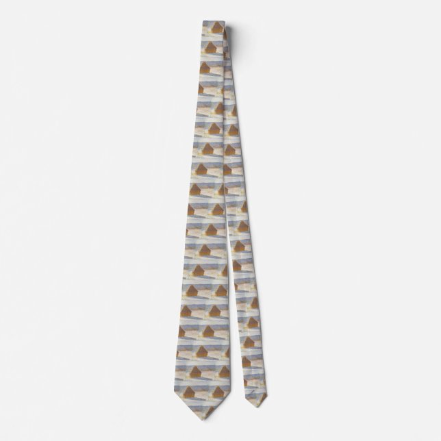Grainstack in Morning, Snow Effect by Claude Monet Tie (Front)