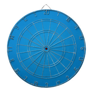 Grainy Bright Blue Background Dart Board
