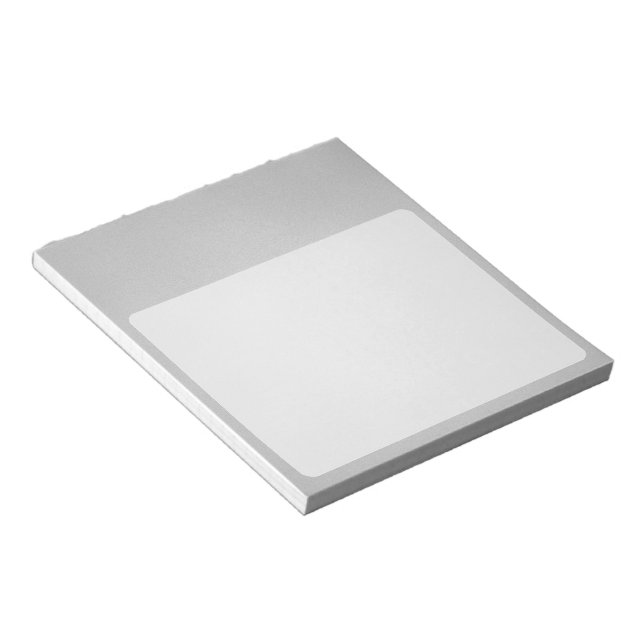 Grainy Gray Artsy Background Notepad (Angled)