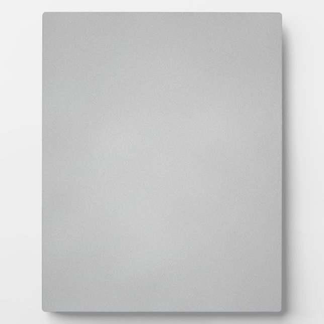 Grainy Gray Artsy Background Plaque (Front)