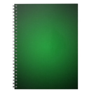 Grainy Green-Black Vignette Notebook