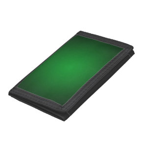 Grainy Green-Black Vignette Trifold Wallet