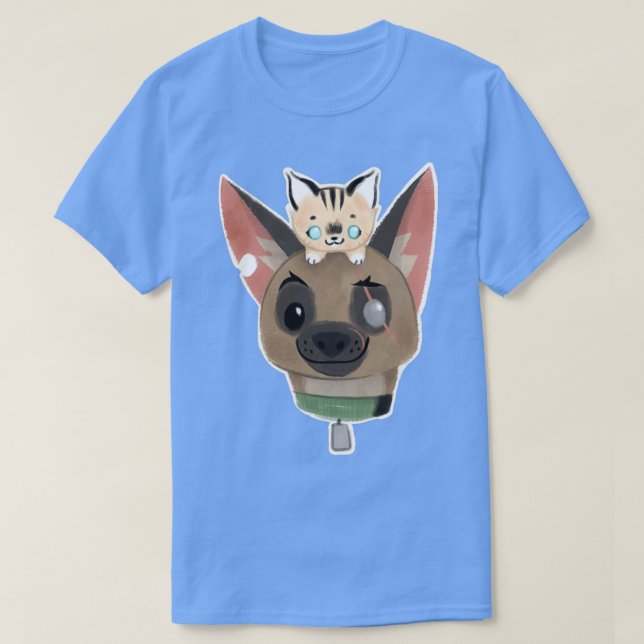 Grainy Pixie and Brutus  T-Shirt (Design Front)