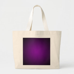 Grainy Purple-Black Vignette Large Tote Bag
