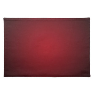 Grainy Red-Black Vignette Cloth Placemat