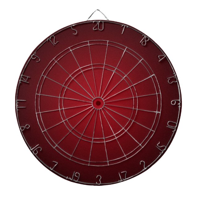 Grainy Red-Black Vignette Dart Board (Front)