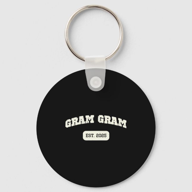 Gram-gram Est 2025 New Announcement Promoted Gramg Keychain (Front)
