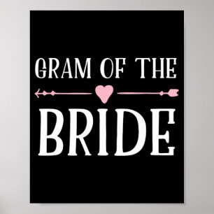 Gram Grandmother Of The Bride Poster