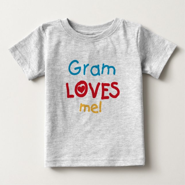 Gram Loves Me T-shirts and Gifts (Front)