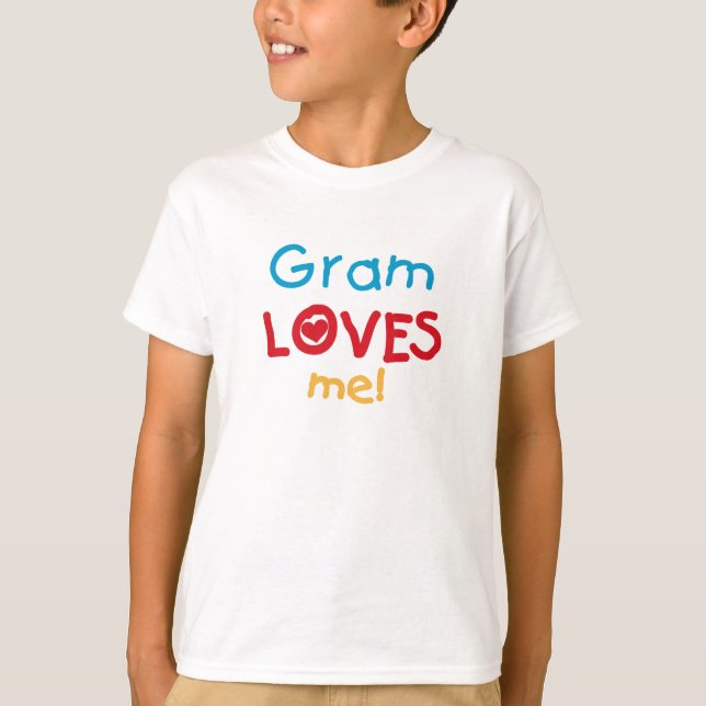 Gram Loves Me T-shirts and Gifts (Front)
