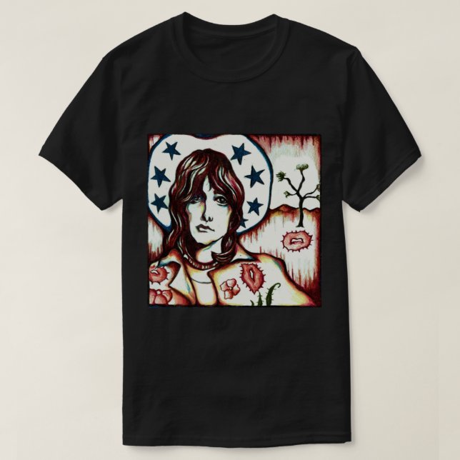 Gram Parsons Joshua Tree Classic T-Shirt (Design Front)