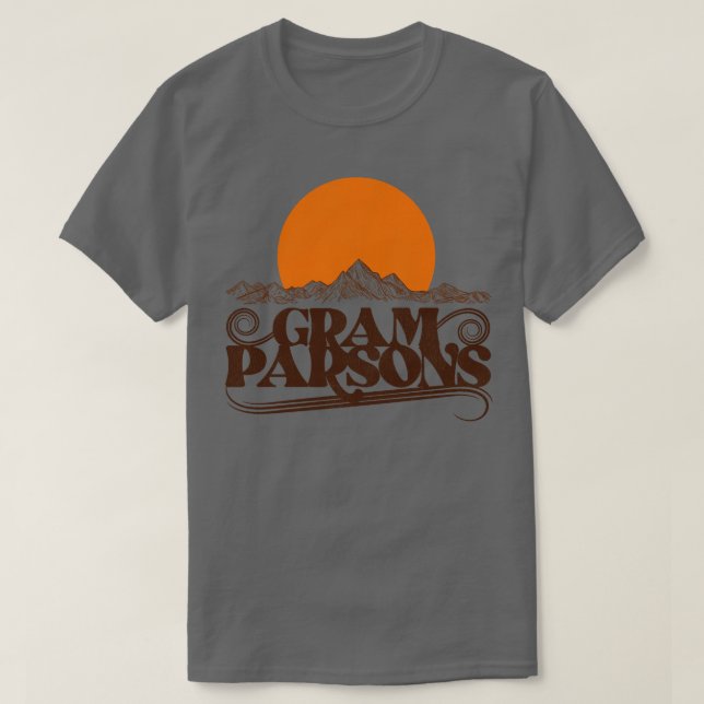 Gram Parsons Rising Sun T-Shirt (Design Front)