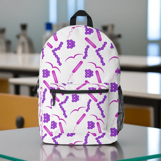 Gram Stain Printed Backpack (Creator Uploaded)