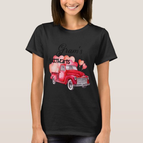 Gram Sweethearts Grandma gift  T_Shirt