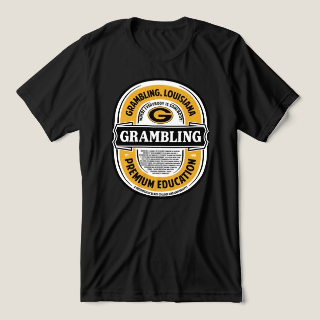GRAMBLING PREMIUM EDUCATION Tri-Blend SHIRT (Design Front)