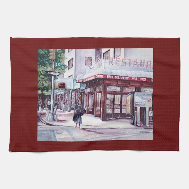Gramercy Coffee Corner Kitchen Towel (Horizontal)